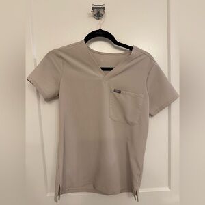 FIGS- Women’s XXS Catarina One-Pocket Scrub Top- Bone